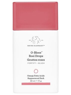 Drunk Elephant O-Bloos Rosi Drops Blush Serum - Rose Pink Cap & Tint NIB Full Sz